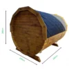Kültéri hordó szauna terasszal 2,4 m - Image 6