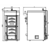 Hunor SP 4 tagos szilárdtüzelésű öntöttvas kazán (20kW) - Image 3