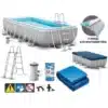 INTEX MetalPrism Set fémvázas medence - 488 x 244 x 107 cm (26792) -négyszögletű medence - Image 6